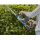 Gardena GARDENA Cordless Hedge Trimmer EasyCut 40/18V P4A Ready-To-Use Set, 18V (dark grey/turquoise, Li-Ion battery 2.0Ah, POWER FOR ALL ALLIANCE)