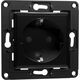 Shelly Shelly wall socket EU (black, flush-mounted)