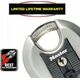 MasterLock Master Lock Padlock 2-Disc Stainless Steel (70mm) M40E