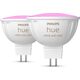 Philips Philips Hue LED Lampe MR16 2pack Set 400lm White Color Amb.
