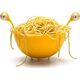 Ototo OTOTO Spaghetti Monster yellow Colander