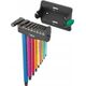 Wera Wera 950/9 Hex-Plus Multicolour Imperial 3 angle wrench set