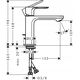 Bateria umywalkowa Hansgrohe Hansgrohe Rebris S Single lever basin Mixer 110 pop-up waste Set