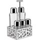 Alessi Alessi Cactus Condiment Set - oil,vinegar,S+P,spices MSA16