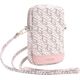 Guess Guess Zip GCube Bottom Stripe - Torebka na telefon (różowy)