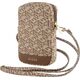 Guess Guess Zip GCube Bottom Stripe - Torebka na telefon (brązowy)