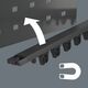 Zestaw narzędzi Wera Wera 9650 magnetic strip Kraftform screwdriver set, 9 pieces