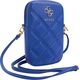 Guess Guess Zip Quilted 4G - Torebka na telefon (niebieski)