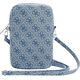 Guess Guess Zip 4G Triangle - Torebka na telefon (niebieski)