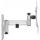 Deltaco Deltaco ARM-0266, Screws, 15 kg, 33 cm (13"), 109.2 cm (43"), 200 x 200 mm, Silver