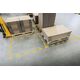 Durable Znacznik podłogowy 15x5cm DURABLE 170304 żółty R9 kształt pasek 10szt