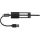 Kabel USB Targus Targus - USB-Kabel - 24 pin USB-C (W) zu USB Typ A (M) - USB 3.0 - 10 cm