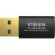 Adapter USB Vision VISION Professioneller installationstauglicher USB-C-zu-USB-A-Adapter - 30 JAHRE GARANTIE - wird an der Standard-USB-A 3.0-Buchse eines Laptops angeschlossen - USB-C (F) zu USB-A (M) - USB 3.1 Gen 2 - schwarz