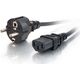 Kabel zasilający C2G Kabel / 2 m Universal Power cord CEE 7/7
