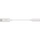 Deltaco DELTACO USB-C į 3,5 mm adapteris, 10 cm, aktyvus, baltas USBC-1145