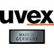 Uvex Apsauginiai akiniai Uvex Sportstyle, pilka linzė, nerasojantys iš vidaus, Silvermirror padengimas, juodos/pilkos kojelės