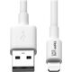Kabel USB Eaton Eaton Tripp Lite Series USB-A to Lightning Sync/Charge Cable (M/M) - MFi Certified, White, 6 ft. (1.8 m) - Daten-/Netzkabel - USB mannlich zu Lightning mannlich - 1.83 m - weiss