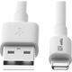 Kabel USB Eaton Eaton Tripp Lite Series USB-A to Lightning Sync/Charge Cable (M/M) - MFi Certified, White, 6 ft. (1.8 m) - Daten-/Netzkabel - USB mannlich zu Lightning mannlich - 1.83 m - weiss