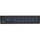 HUB USB Eaton Eaton Tripp Lite series 7-Port USB 3.0 Hub SuperSpeed with Dedicated 2A USB Charging iPad Tablet Metal - Hub - 7 x SuperSpeed USB 3.0 - an DIN-Schiene montierbar, wandmontierbar