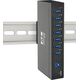 HUB USB Eaton Eaton Tripp Lite series 7-Port USB 3.0 Hub SuperSpeed with Dedicated 2A USB Charging iPad Tablet Metal - Hub - 7 x SuperSpeed USB 3.0 - an DIN-Schiene montierbar, wandmontierbar