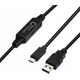 Kabel USB MicroConnect USB-C - USB-A 5 m Czarny (USB3.1CA5AMP)