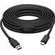 Kabel USB MicroConnect USB-C - USB-A 5 m Czarny (USB3.1CA5AMP)