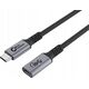 Kabel USB MicroConnect USB-C - USB-C 1 m Czarny (USB3.2CC1EX)