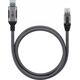 Adapter AV Goobay Goobay 70497 zmieniacz płci / kabli USB A RJ-45 Czarny, Srebrny