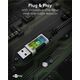 Adapter AV Goobay Goobay 70497 zmieniacz płci / kabli USB A RJ-45 Czarny, Srebrny