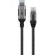 Adapter AV Goobay Goobay 70497 zmieniacz płci / kabli USB A RJ-45 Czarny, Srebrny