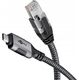 Adapter AV Goobay Goobay 70697 zmieniacz płci / kabli USB C RJ-45 Czarny, Srebrny
