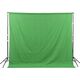 GlareOne GlareOne Green Screen - zielone tło materiałowe 3x3