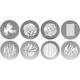 GlareOne GlareOne Spotlight Gobo Set 1 - zestaw masek