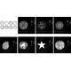 GlareOne GlareOne Spotlight Gobo Set 3 - zestaw masek
