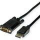 Kabel Roline ROLINE Kabel DisplayPort-VGA DP ST - VGA ST schwarz 2m