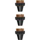 Polti Polti | 3 Small Brass Bristles Brushes Kit | PAEU0297 Vaporetto Lecoaspira Unico