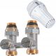 Danfoss Zestaw 2-elementowy - RAE/RLV-KS 1/2 Prosty(blister) (DWZ)