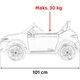 Mercedes Mercedes Benz AMG EQA dla dzieci Czarny + Pilot + 5-punktowe pasy + EVA + Wyświetlacz MP3 + LED