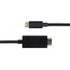 Kabel Deltaco USB-C - HDMI cable DELTACO 4K UHD, auksinis plated, 1m, juodas / USBC-HDMI1010-K / R00140019