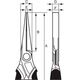Bahco 1000V plokščianosės replės 140mm, Bahco