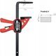 PIHER Greitos fiksacijos spaustuvas liniuotėms ir darbastaliams Piher Quick T-Track 7x22cm, max 60kg