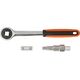 Bahco Bahco Terkšlės ir pakopinio rakto komplektas su 1/2" tvirtinimu. 5 dydžiai: 3/8"-7/16"-1/2"-3/4"-1"