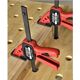 PIHER Greitos fiksacijos spaustuvas liniuotėms ir darbastaliams Piher Quick T-Track 7x15cm, max 60kg