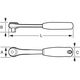 Bahco Terkšlė vartoma galva 1/4" 149mm Bahco