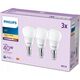 Signify Philips LED classic Lampe 40W E14 Tropfe Warmw 470lm matt 3erP