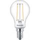 Signify Philips LED classic WarmGlow Tropfenlampe 25W E14 Klar dimmbar