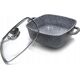 Zilner BRYTFANNA GARNEK KWADRATOWY 5.5L 26cm ZILNER GREY ZL-7059