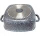 Zilner BRYTFANNA GARNEK KWADRATOWY 5.5L 26cm ZILNER GREY ZL-7059