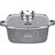 Zilner BRYTFANNA GARNEK KWADRATOWY 5.5L 26cm ZILNER GREY ZL-7059