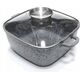 Zilner BRYTFANNA GARNEK KWADRATOWY 5.5L 26cm ZILNER GREY ZL-7059
